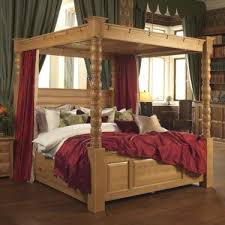 solid wood four poster bed the