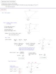 Trigonometry questions for your custom printable tests and worksheets. Trigonometry Review Word Problem Word Problems Word Problem Worksheets Trigonometry