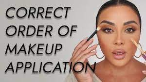 correct order of applying makeup nina