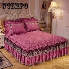 bedding sets fl lace ruffle bed
