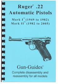 ruger mark pistol manual book takedown