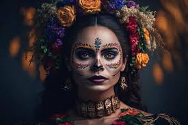 mexican skull day of the dead makeup