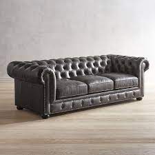 Southerlyn Brown Leather Chesterfield Sofa