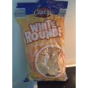 tortilla chips white rounds calories