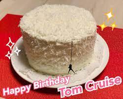 Affectionately referred to as the 'tom cruise cake' by many of the stars who've snagged one, the white chocolate coconut bundt cake from doan's bakery, in woodland. Ak On Twitter Happy Birthday Tom White Chocolate Coconut Cake Cruise Cake Happybirthdaytomcruise ãƒˆãƒ ãŠã‚ã§ã¨ã†