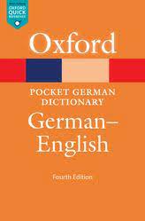 pocket oxford german dictionary german