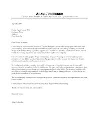 Graphic Artist Cover Letter Graphic Designer Cover Letter Examples