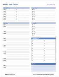 11 Best Meal Planner Template Images Meal Planner Template