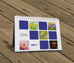 Calendar Cover Designs Desk Table Tent Calendar 2016 Template Design