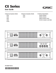 Cx302v 70v Power Amplifier Qsc