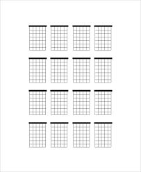 5 Blank Guitar Chord Charts Free Sample Example Format