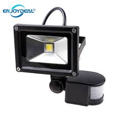 Us 14 35 40 Off 10w Outdoor Led Flood Light Infrared Motion Sensor Induction Security Light Wall Lamp For Home Garden Lawn 85 265v 12v In Outdoor