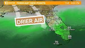 florida forecast cold front to bring