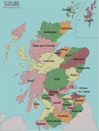 4 free printable map of scotland with