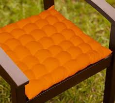 Orange Modern Chair Seat Pads And Chair