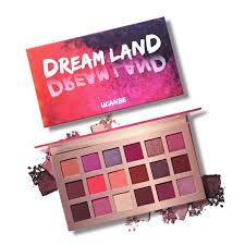 Us 6 74 33 Off Ucanbe Shimmer Matte Dreamland Eyeshadow Makeup Palette 18 Color Purple Pink Pigment Eye Shadow Powder Waterproof Cosmetic Kit In Eye