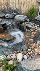 In planning to build outdoor waterfalls, you need to concentrate on two structures: Pond Less Waterfalls Small Backyard Landscaping Waterfalls Backyard Ponds Backyard