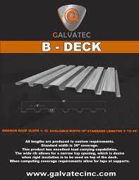 Metal B Deck Galvatec