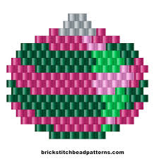 Brick Stitch Bead Patterns Journal Free Horizontal Stripes
