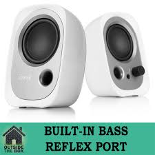 All speakers require power to run. 2 0 Usb Powered Speakers Edifier Pc Speakers With 3 5mm Aux Input Brand New Ebay