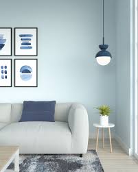 what color goes with light blue wall