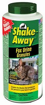 For any more questions or comments keep in touch with me and i'll reply soon. Amazon Com Shake Away 2852228 Fox Urine Granules 28 1 2 Ounce Brown A Garden Outdoor