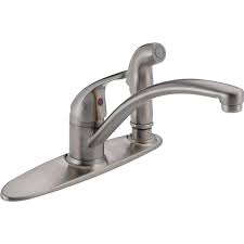 delta kitchen faucet with spray