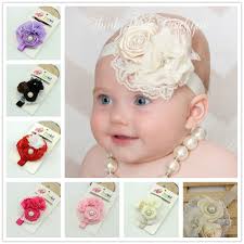 My hair is too thick and doesn't like to be tamed! Baby Girl Headband Infant Hair Band Newborn Tiara Headwrap Toddlers Ribbon Kids Lace Flower Bow Pearl Turban Hair Headwear Newborn Turban Flower Elasticflower Flower Aliexpress