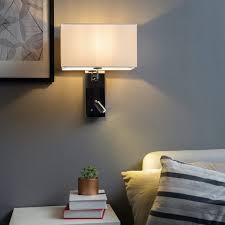 Chrome Wall Light With Integrated