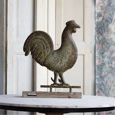 Rustic Rooster Weathervane Antique