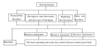 Organization Structure Graph Of Lean Six Sigma Download