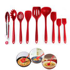 Cooks with different experience and focus will want pots and pans that best suit their needs and our carefully selected range of cookware sets includes something to suit. China Non Stick Kitchen Accessories Cookware Set Wholesale 10 Pcs Kitchen Utensils Silicone Kitchen Utensil Set Cooking Tool China Silicone Tools And Bakeware Price