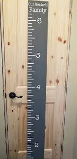 Wooden Growth Chart Ruler For Kids Wood Height Board