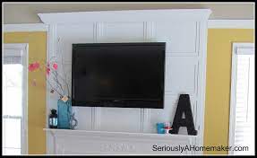 how to hide tv cords in trim work