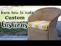 Custom Cushion With Piping