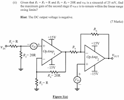 A High Gain Op Amp Circuit Shown In