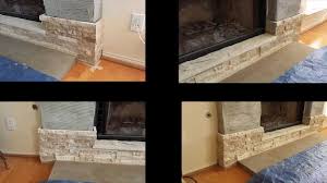 how to build a stone veneer fireplace