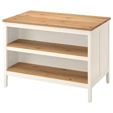 Above is our kitchen island building plan with dimensions. Tornviken Kitchen Island Off White Oak Length 49 5 8 Ikea