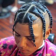Get a fade haircut around the head keeping the top open for the box braids. 25 Amazing Box Braids For Men To Look Handsome January 2021