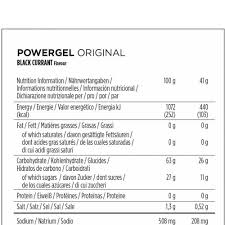 powerbar powergel caffeine 41gr energy