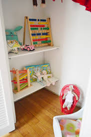 a small kids closet that doubles as a