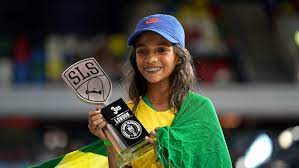Brazil's own sensation rayssa leal clinched silver at the same age, meanwhile, marking an incredible set of results for the youngsters in . Rayssa Leal Pamela Rosa E Leticia Bufoni Vem Ai O Podio Totalmente Brasileiro No Skate