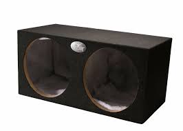 absolute dual 15 inch sealed mdf subwoofer sub enclosure empty box 3 8 cubic feet size 36
