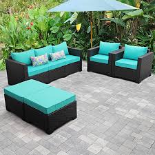 outdoor wicker furniture couch set
