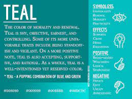 teal color meaning the color teal