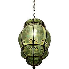 Murano Glass Vintage Hanging Lamp