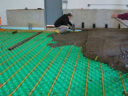 crete heat insulated floor panels for