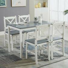 Get tips for planning your dining space to make it functional, comfortable and in. Grey Table Chair Sets For Sale Ebay