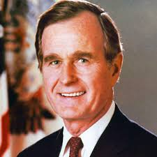 George walker bush (born july 6, 1946) was the 43rd president of the united states of america. George H W Bush Age Family Presidency Biography