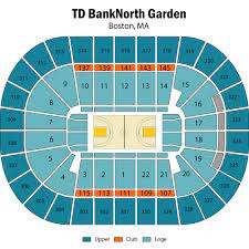 Td Garden Seating Chart Boston Bruins